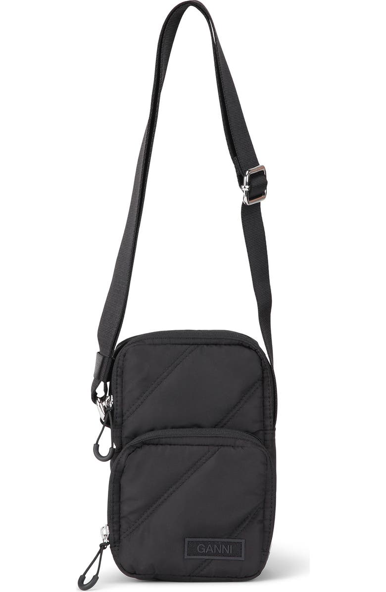GANNI Mini Quilted Recycled Polyester Crossbody