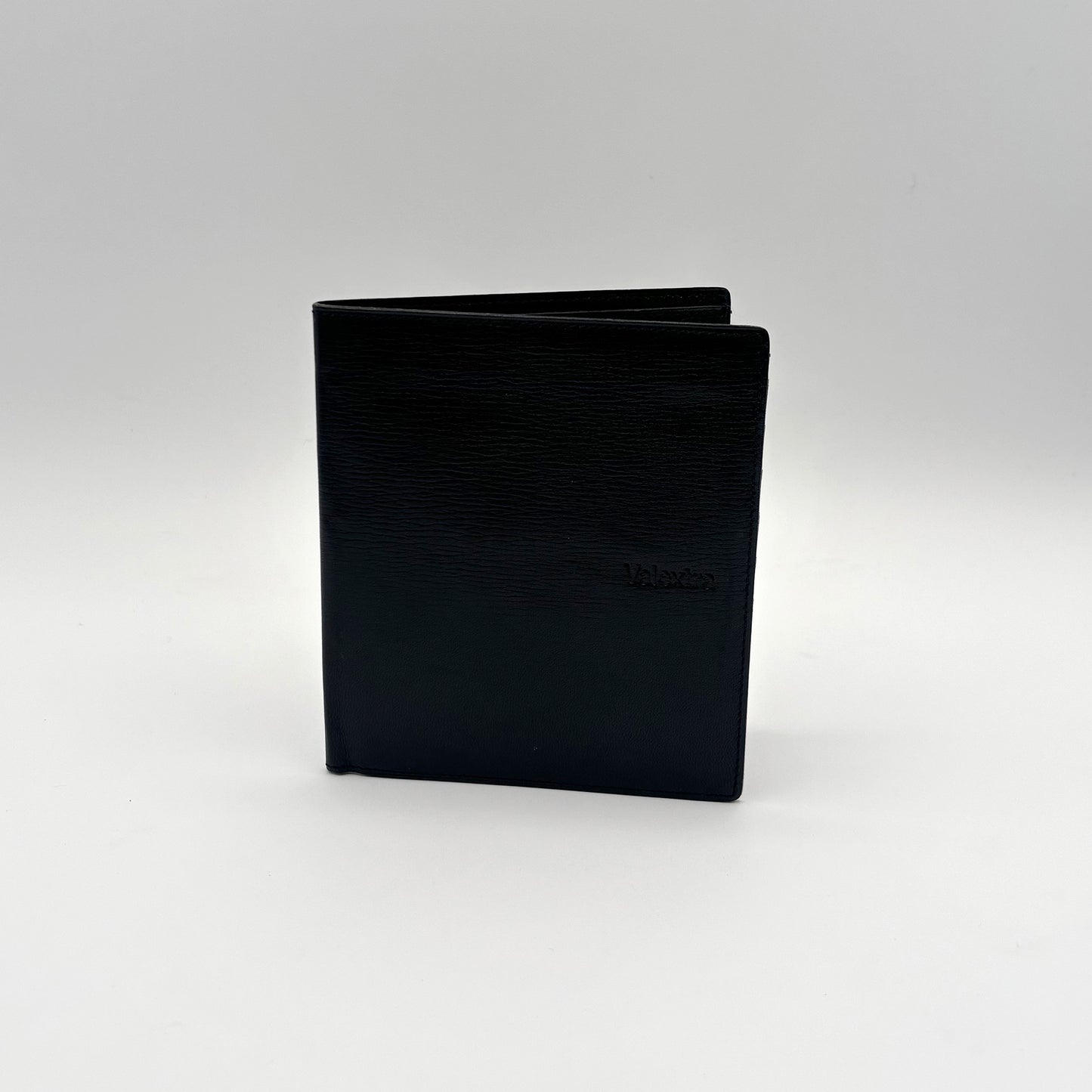 VALEXTRA Men's Leather Bi-fold Wallet