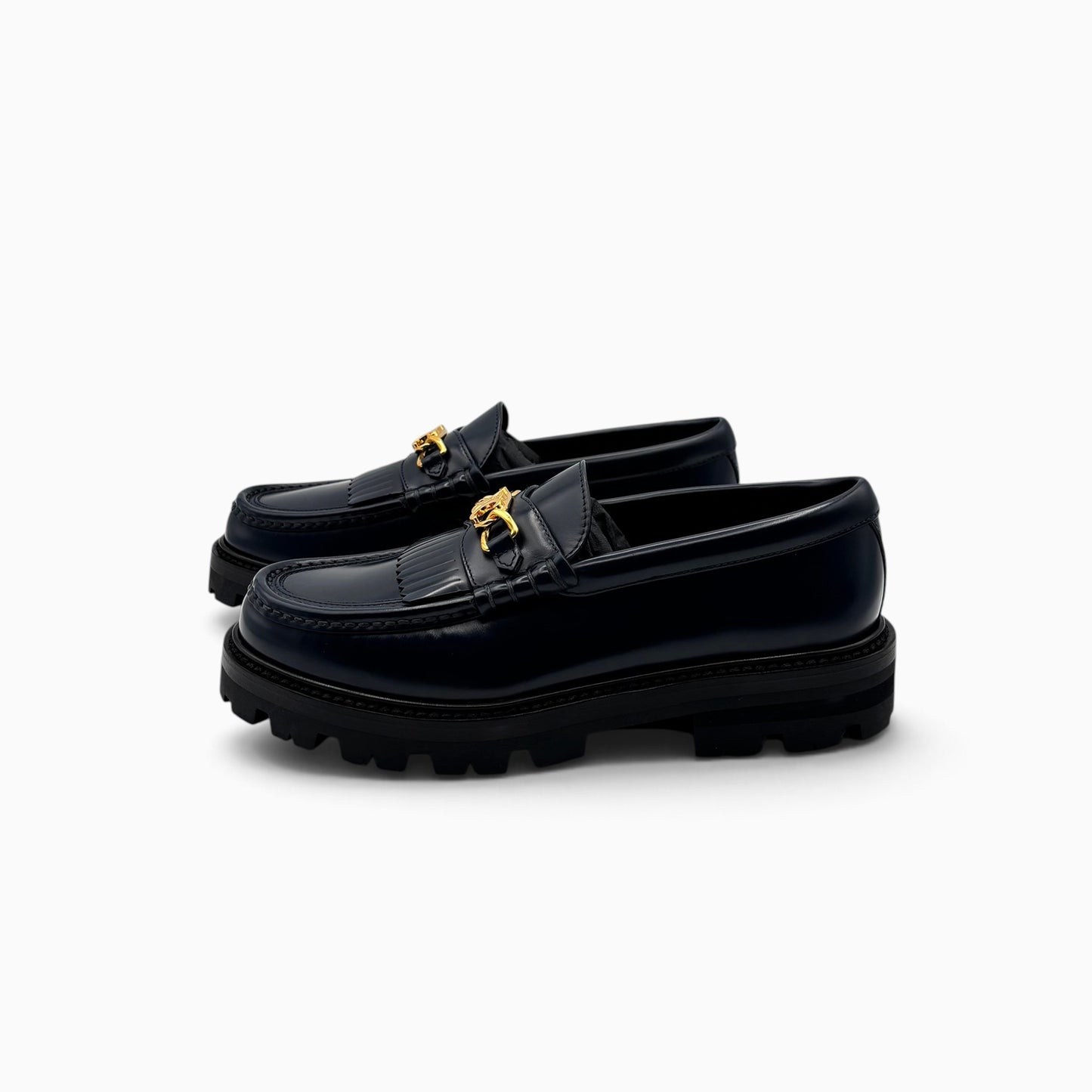CELINE Margaret Loafer with Triomphe in Polished Bull