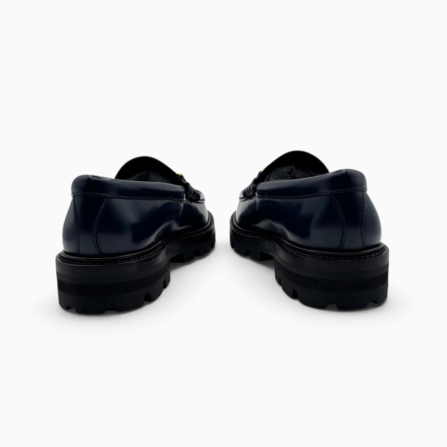 CELINE Margaret Loafer with Triomphe in Polished Bull