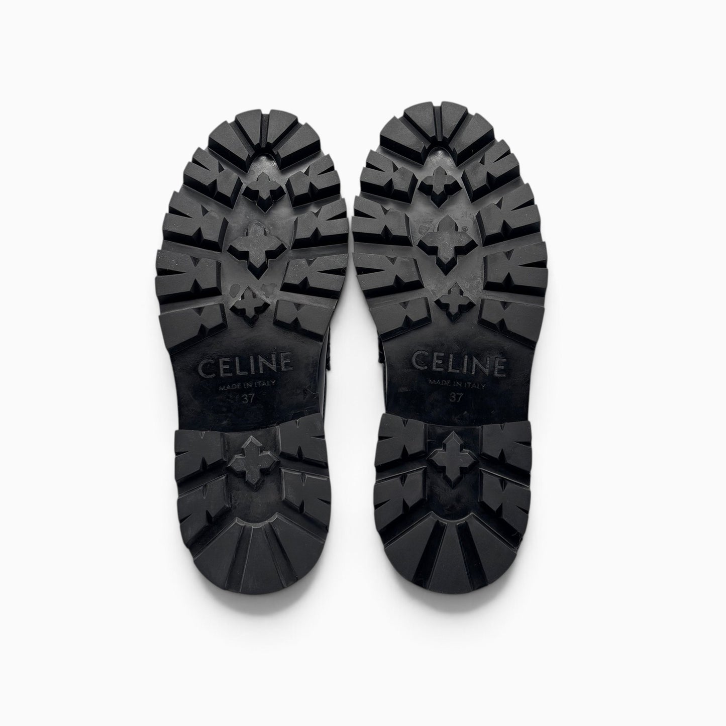 CELINE Margaret Loafer with Triomphe in Polished Bull