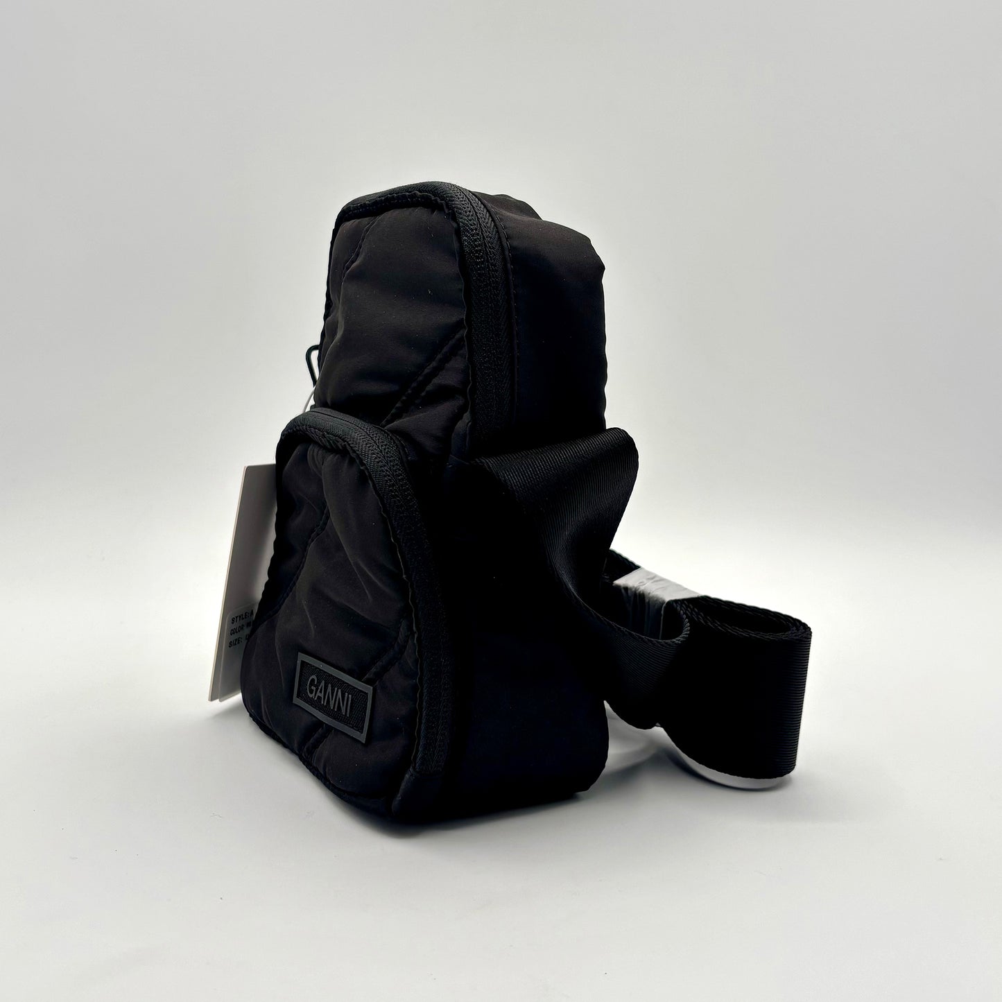 GANNI Mini Quilted Recycled Polyester Crossbody