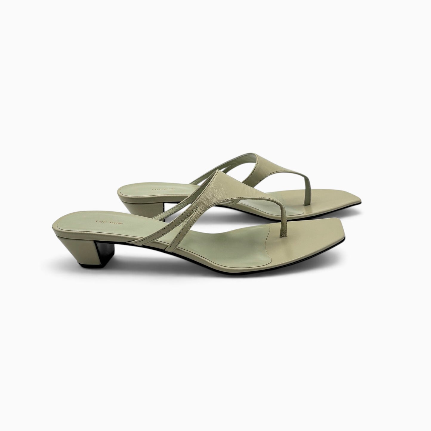 THE ROW Graphic Thong Kitten Sandals