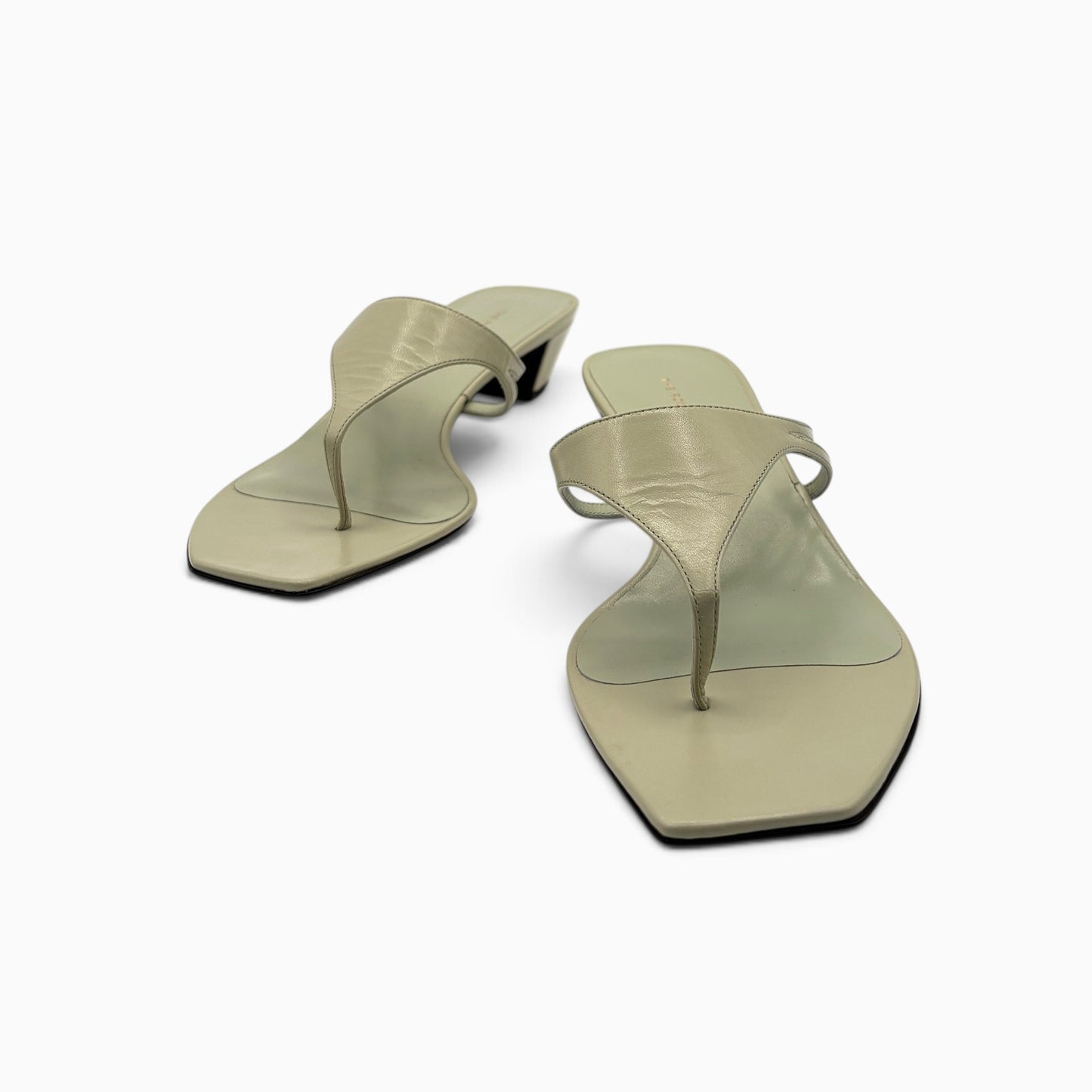 THE ROW Graphic Thong Kitten Sandals