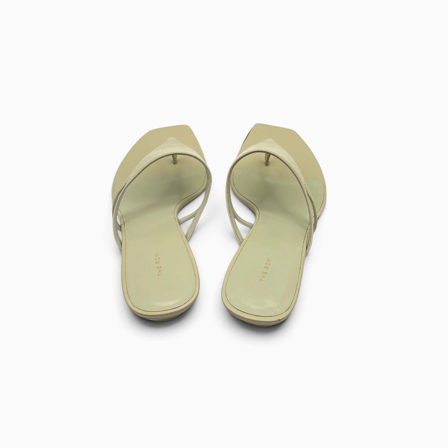 THE ROW Graphic Thong Kitten Sandals