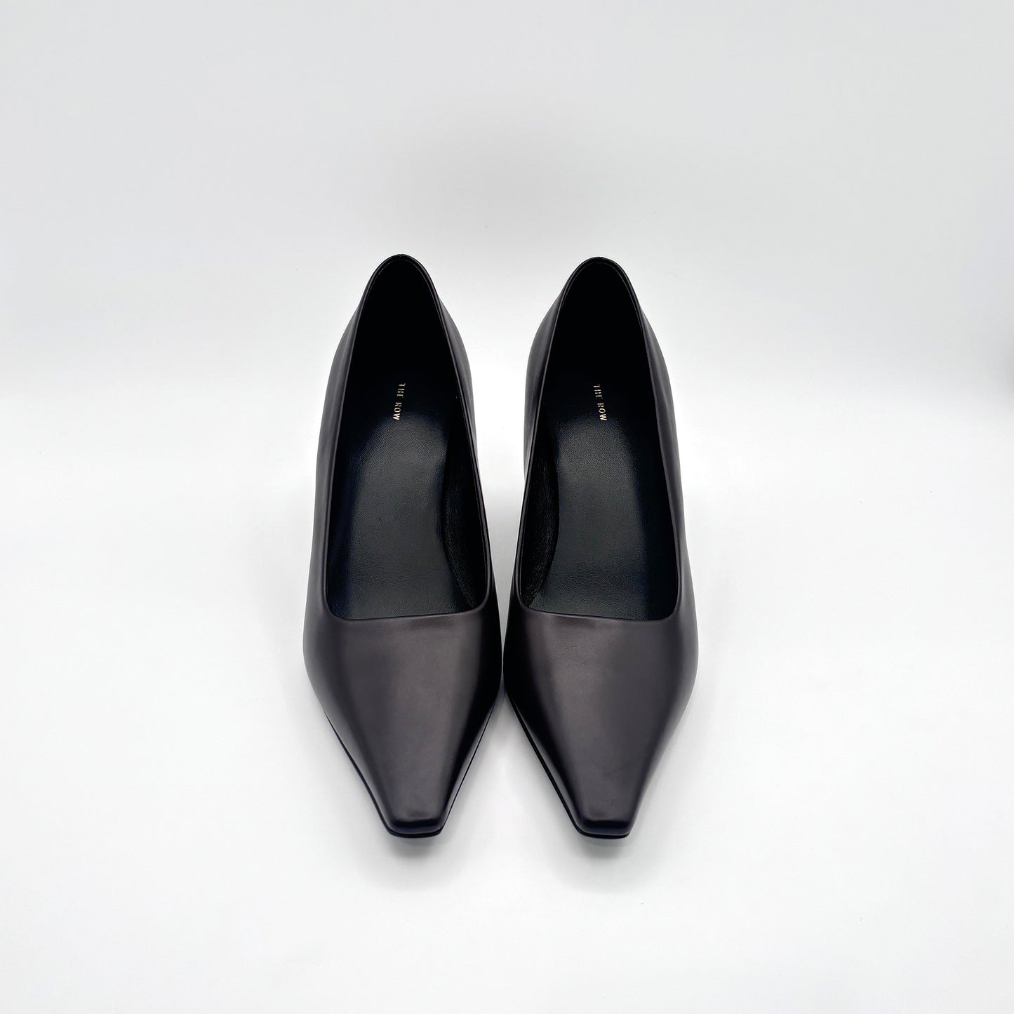 THE ROW Calfskin Heel Pumps