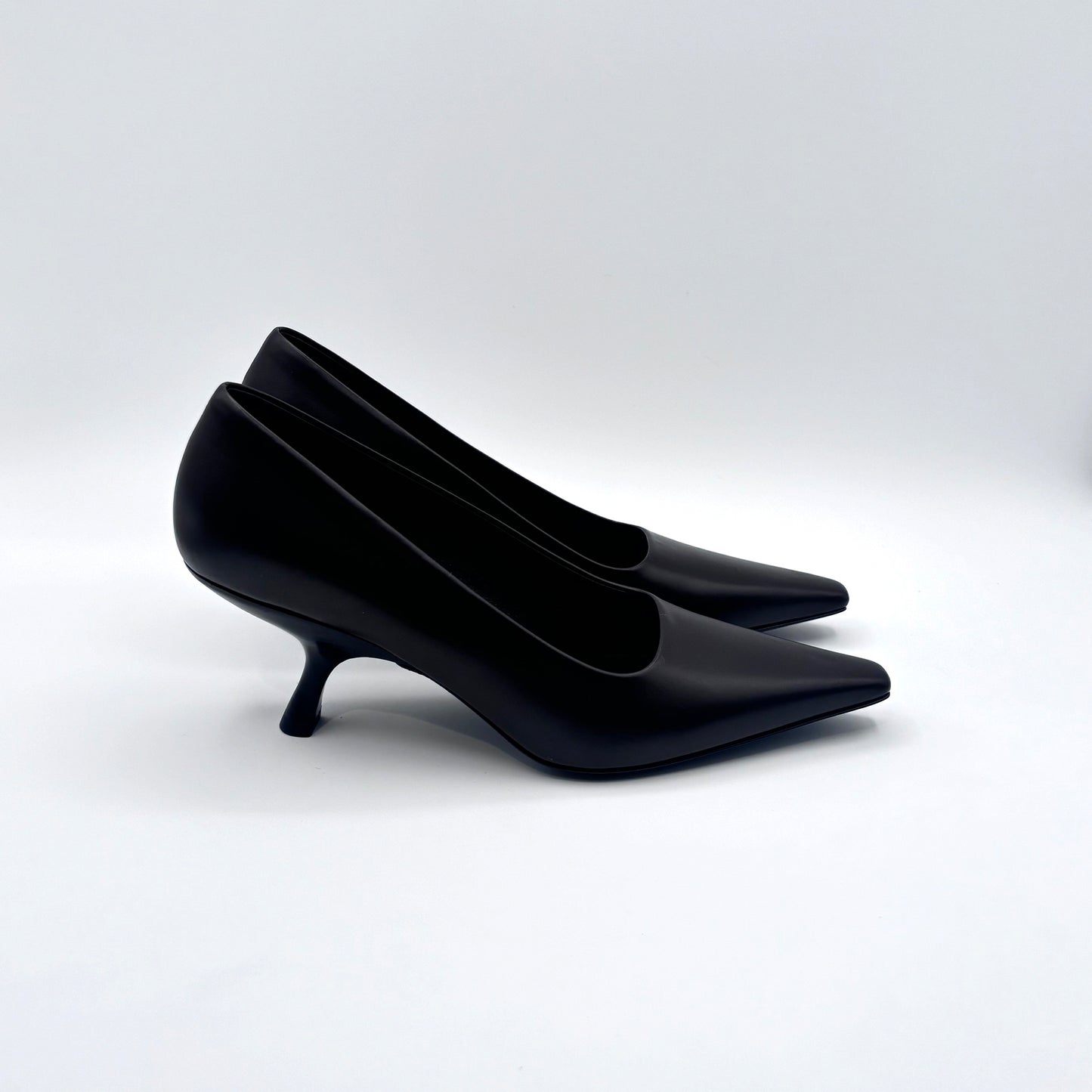 THE ROW Calfskin Heel Pumps