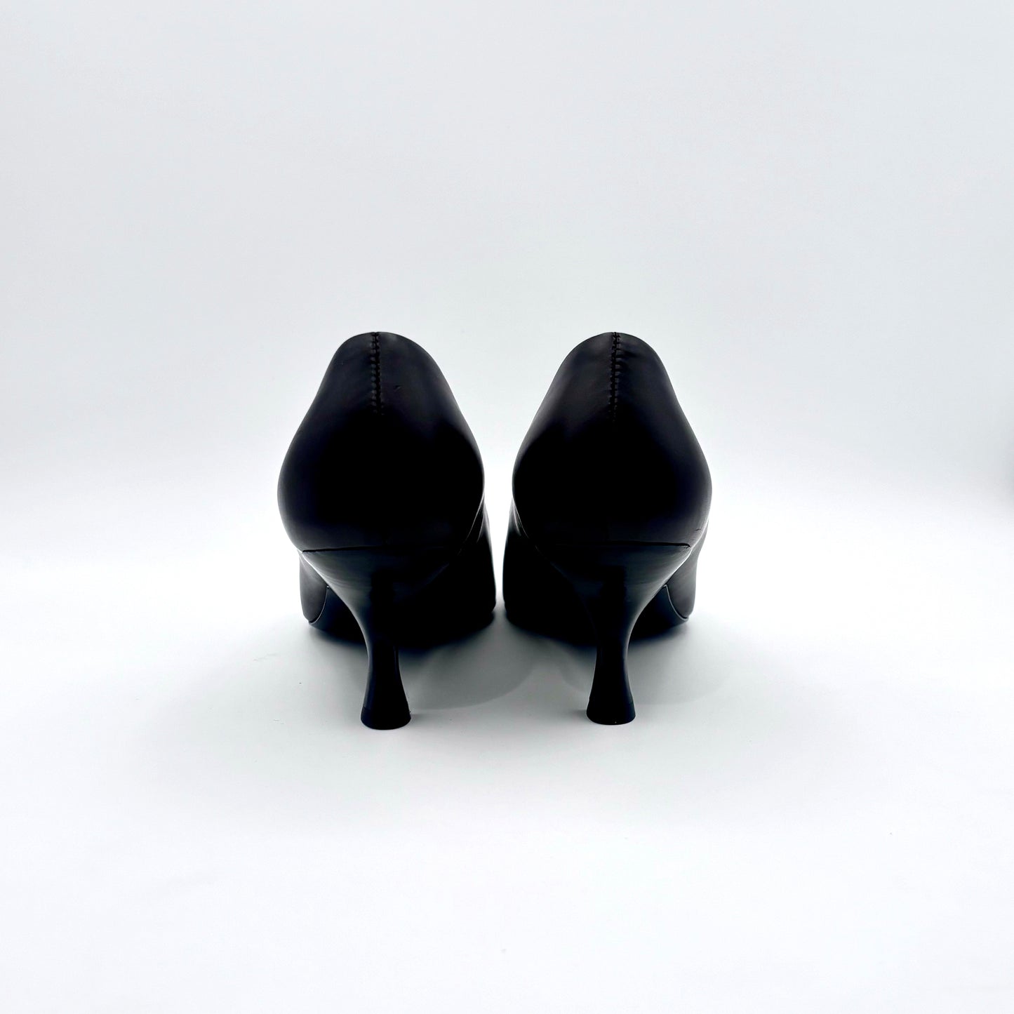 THE ROW Calfskin Heel Pumps